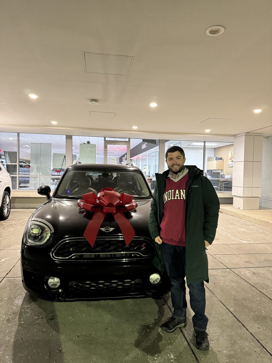 Customer with new vehicle