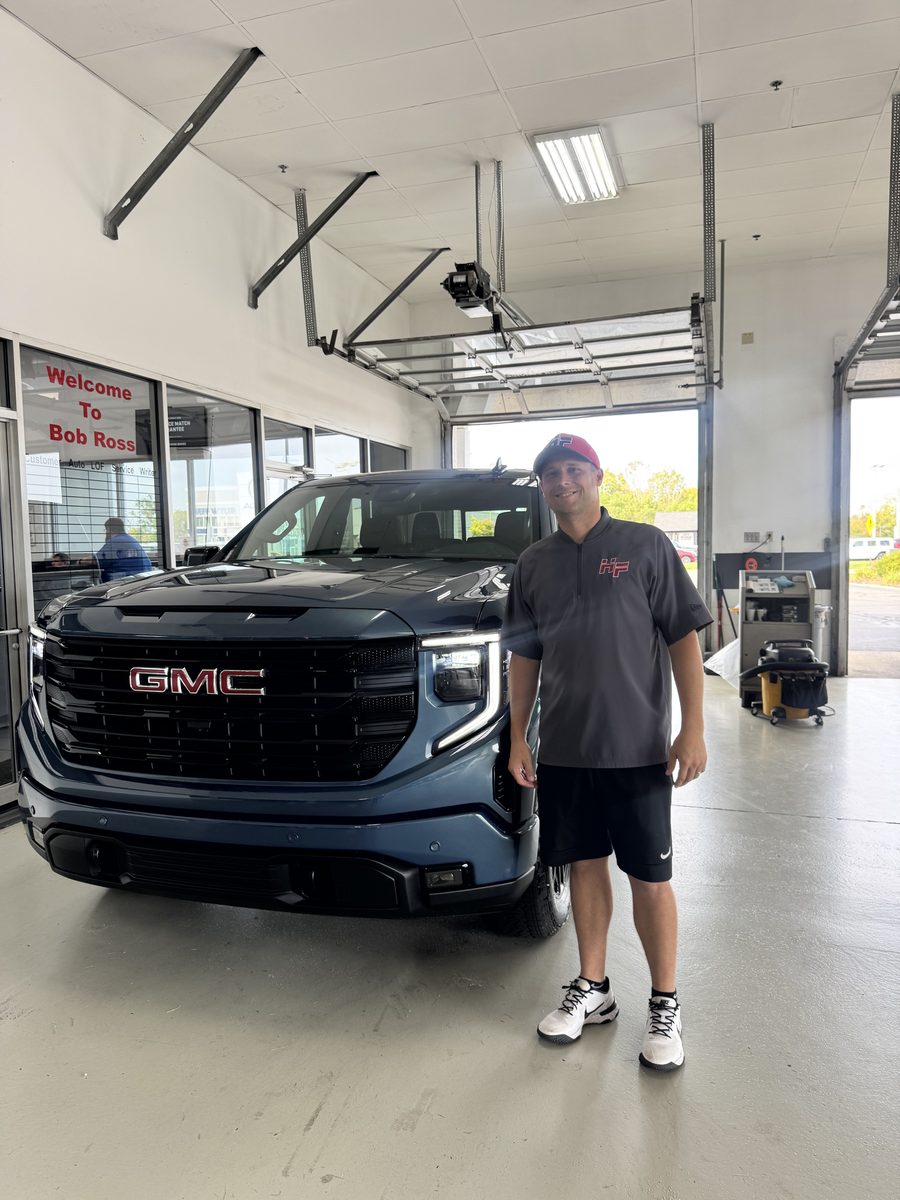 Customer with new GMC truck